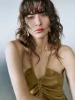 Halter Neck Knitted Skinny Cami Top sold by Urban Revivo