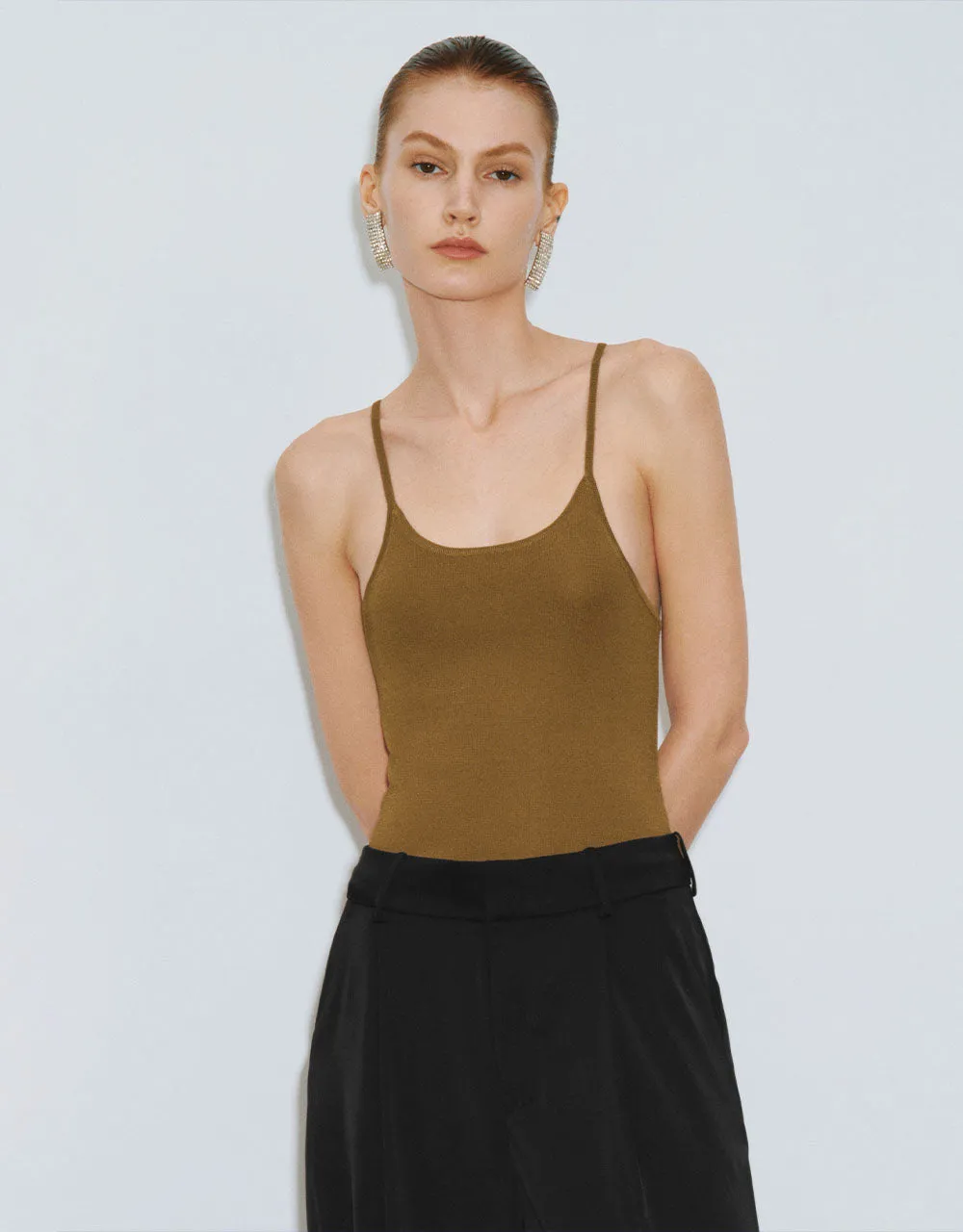 Knitted Tank Top sold by Urban Revivo
