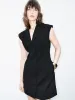 Sleeveless V-Neck A-Line Dress sold by Urban Revivo
