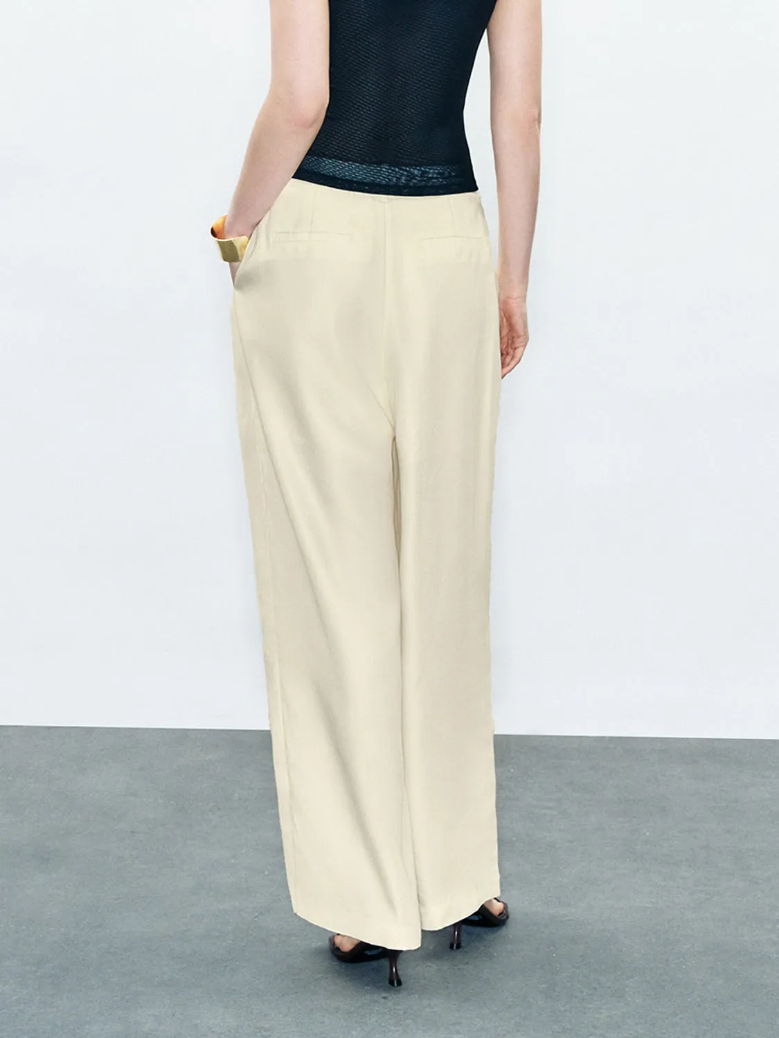 Wide-Leg Pants sold by Urban Revivo product image thumbnail 3