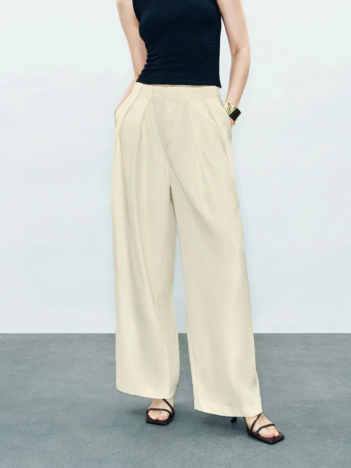 Wide-Leg Pants sold by Urban Revivo product image thumbnail 2