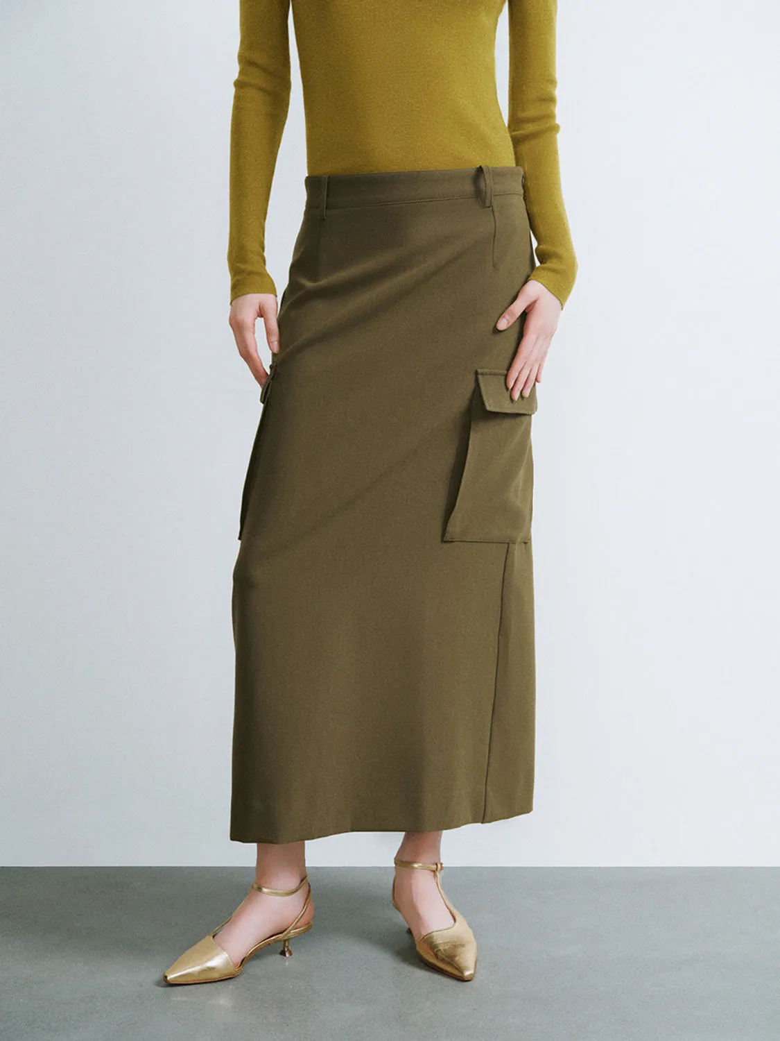 Midi Straight Skirt sold by Urban Revivo product image thumbnail 2