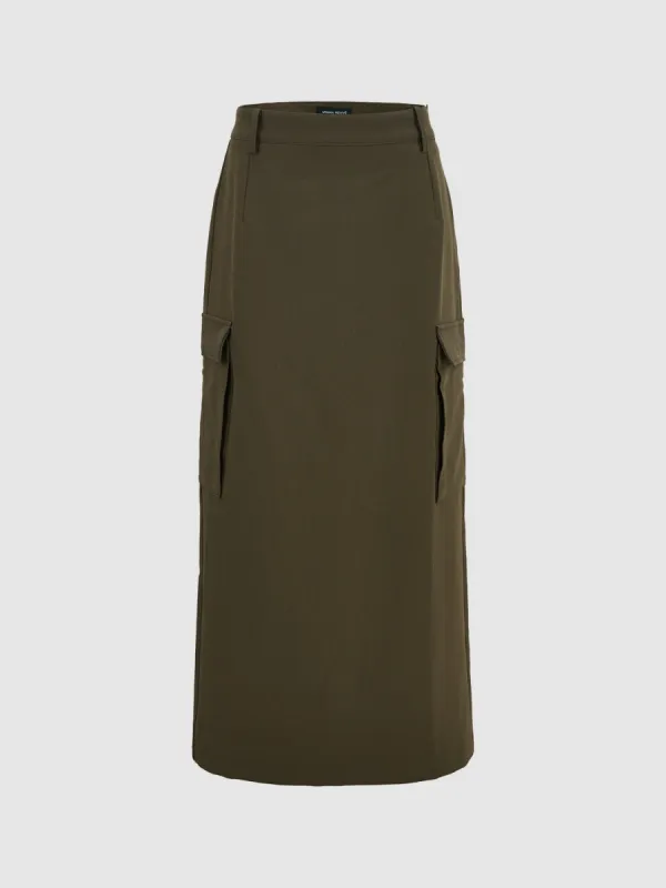 Midi Straight Skirt sold by Urban Revivo