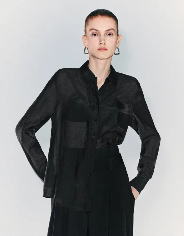 Button Up Overhead Shirt sold by Urban Revivo