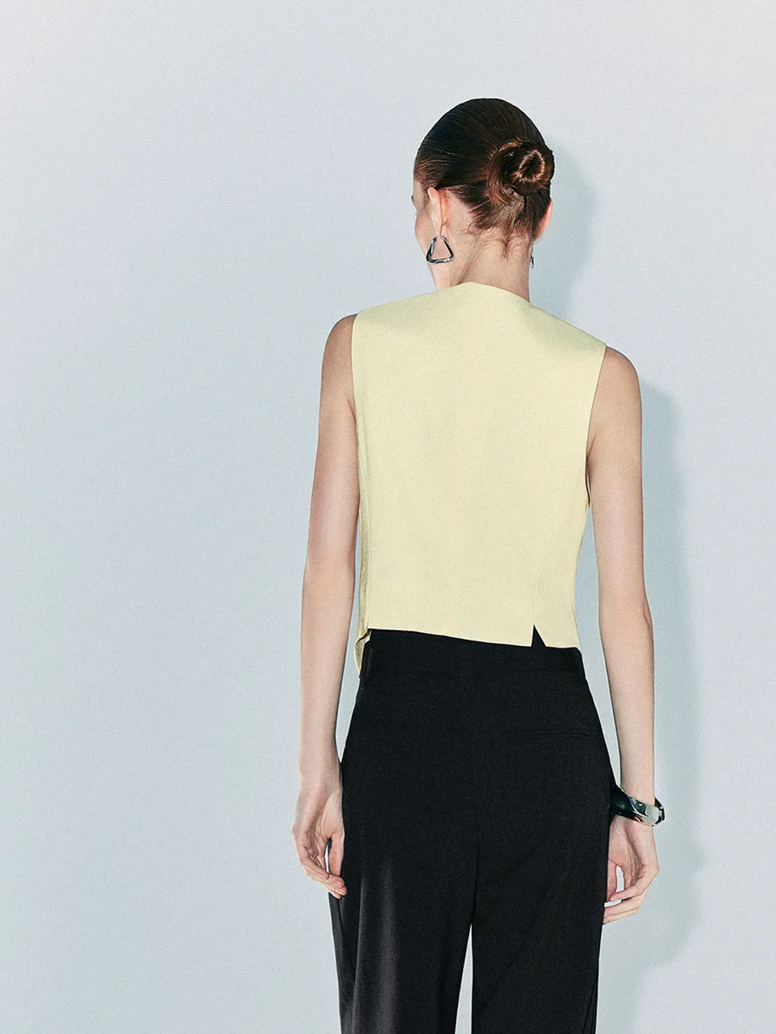 V Neck Vest sold by Urban Revivo product image thumbnail 2