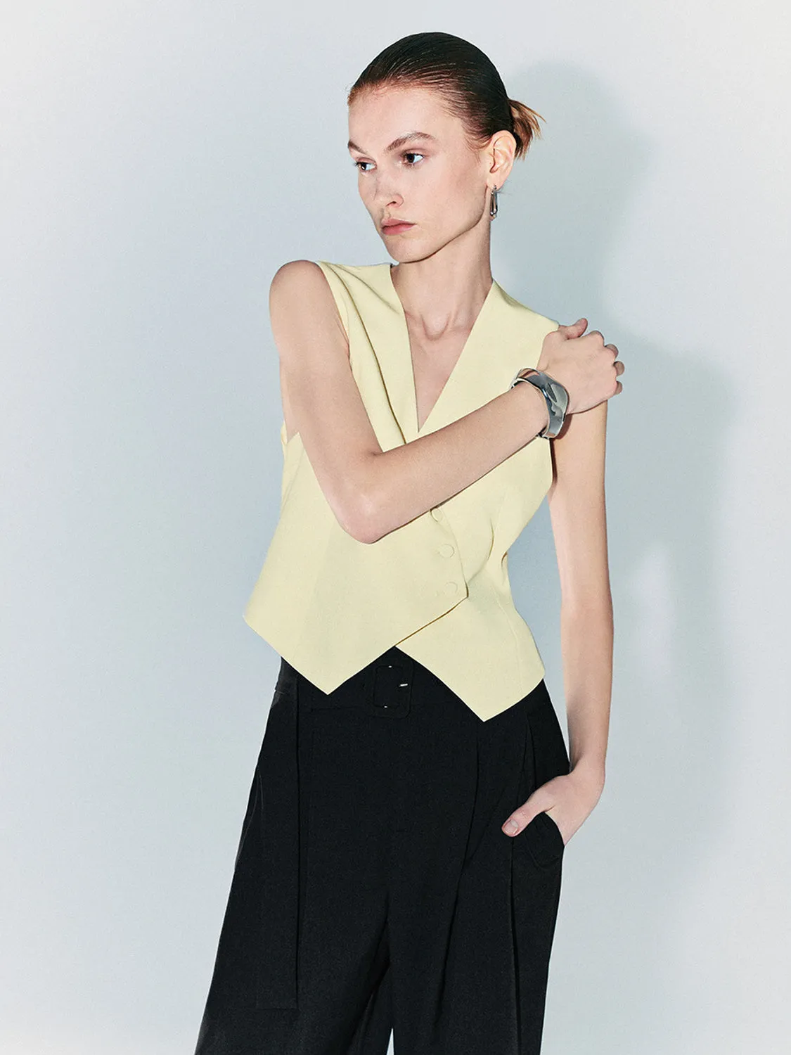 V Neck Vest sold by Urban Revivo