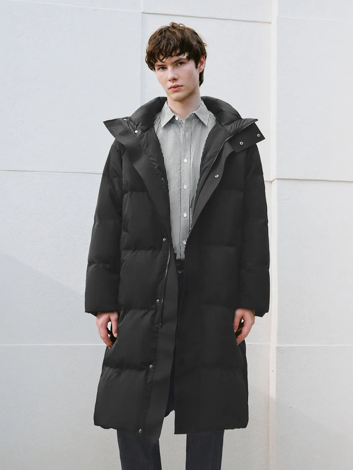 Longline Padded Down Outerwear sold by Urban Revivo