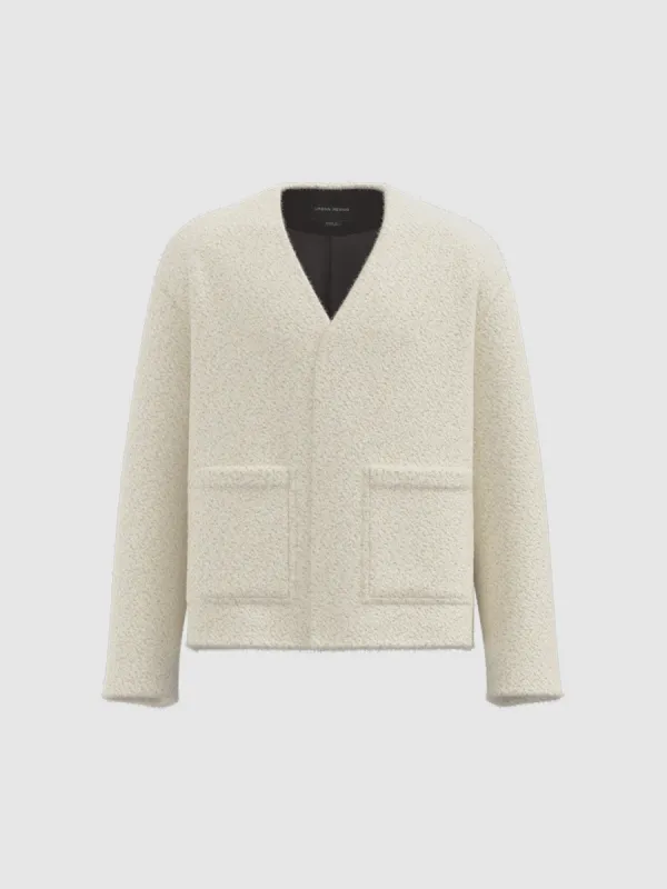 Patch Pocket Loose Wool Blend Jackets sold by Urban Revivo