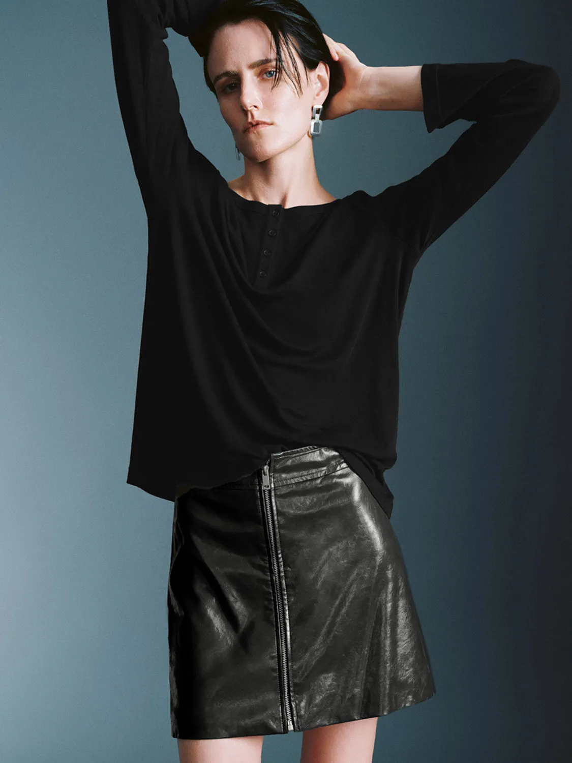 Loose Long Sleeve T-Shirts sold by Urban Revivo