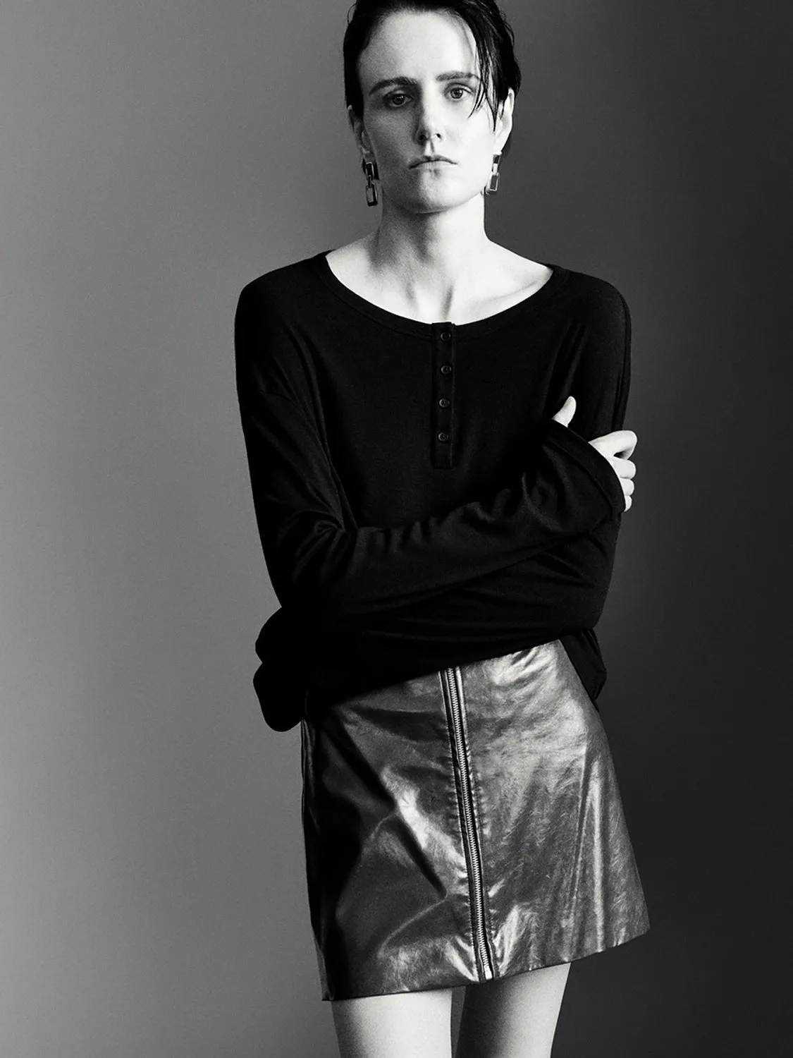 Loose Long Sleeve T-Shirts sold by Urban Revivo product image thumbnail 3