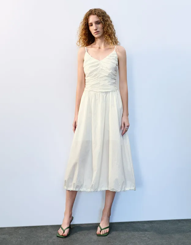 V-Neck A-Line Cami Dress sold by Urban Revivo