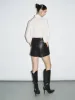 Vegan Leather Shorts With Chain sold by Urban Revivo