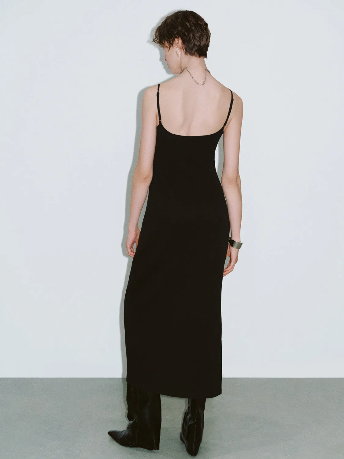 U Neck Skinny Cami Dress sold by Urban Revivo product image thumbnail 3