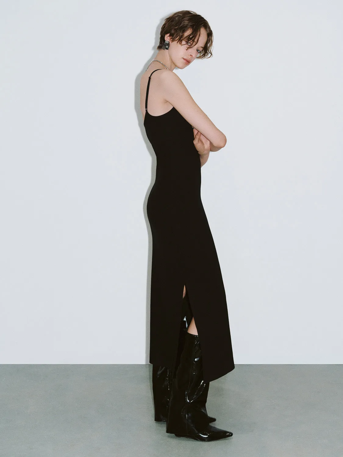 U Neck Skinny Cami Dress sold by Urban Revivo product image thumbnail 2