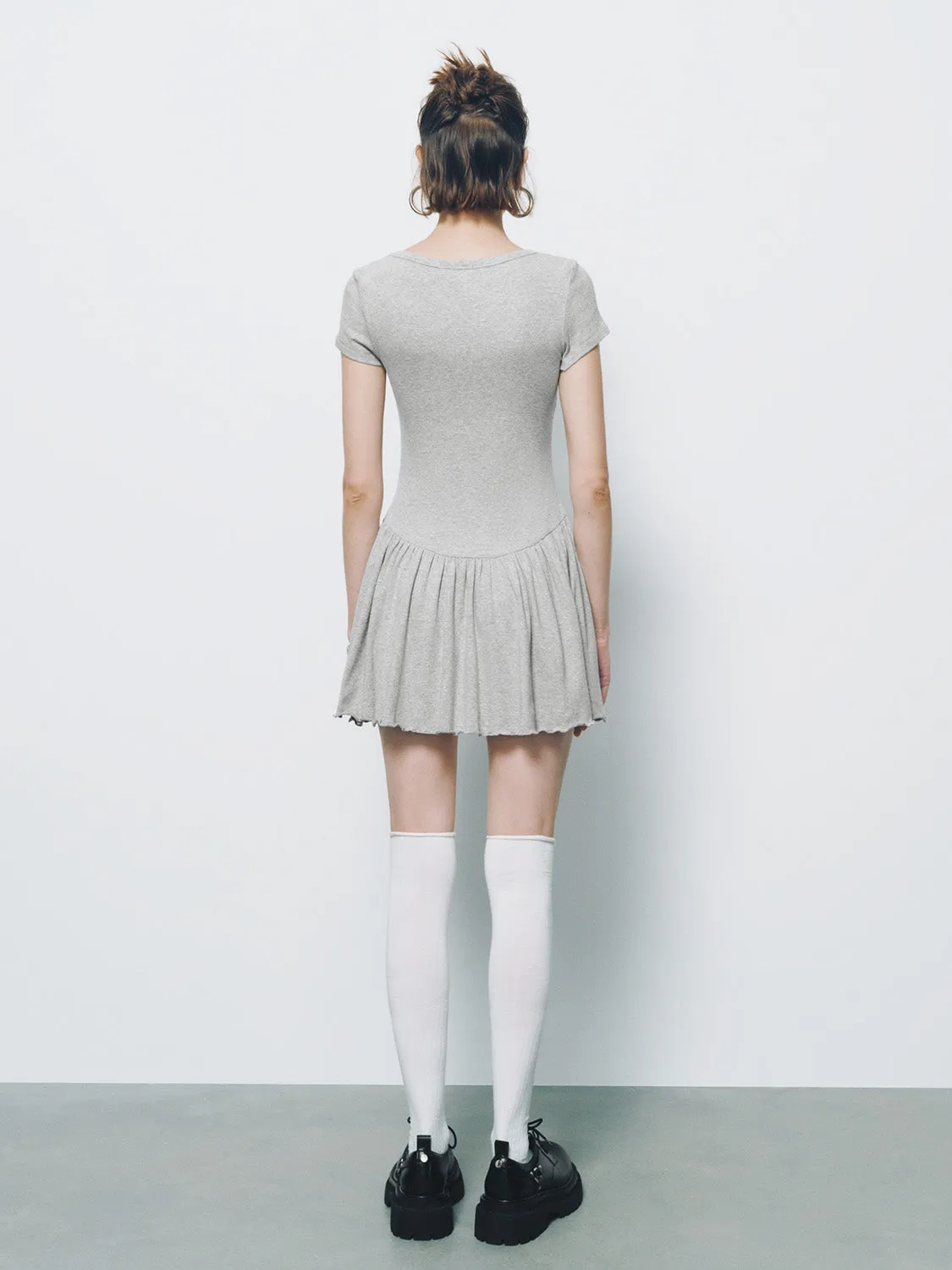 U Neck Skinny A-Line Dress sold by Urban Revivo product image thumbnail 3