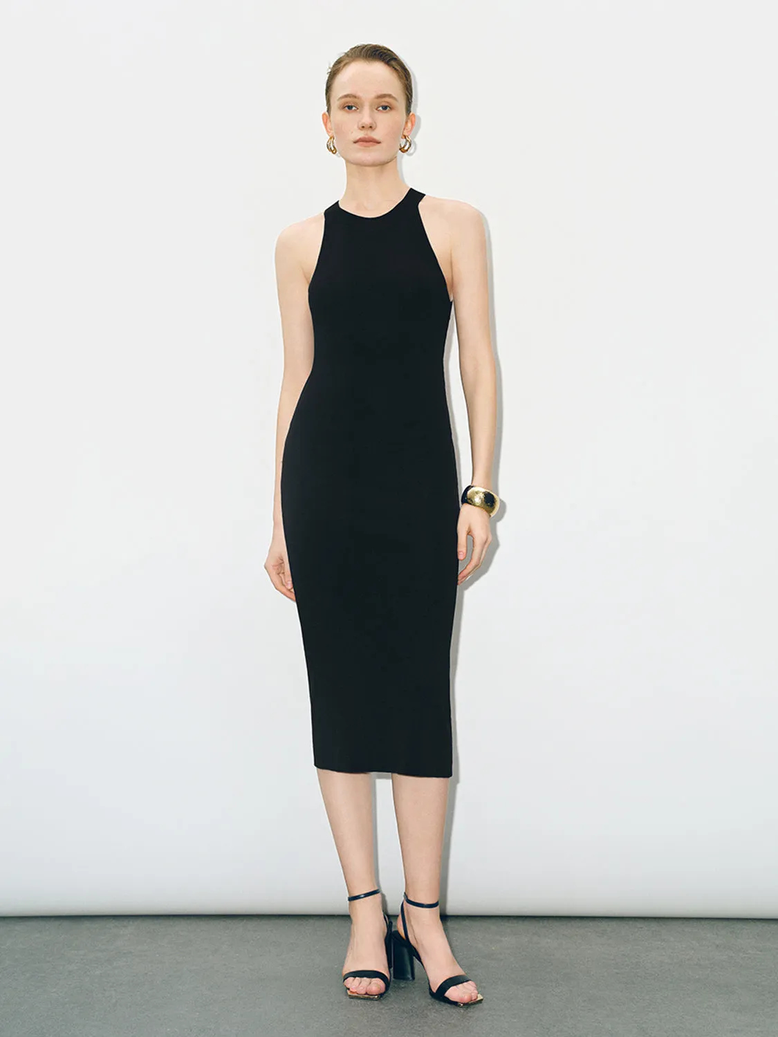 Sleeveless Knitted Dresses sold by Urban Revivo product image thumbnail 4