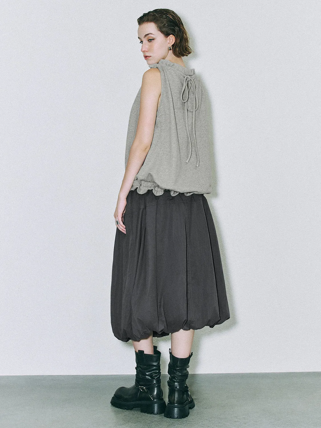 Slant Pocket Balloon Skirts sold by Urban Revivo product image thumbnail 4