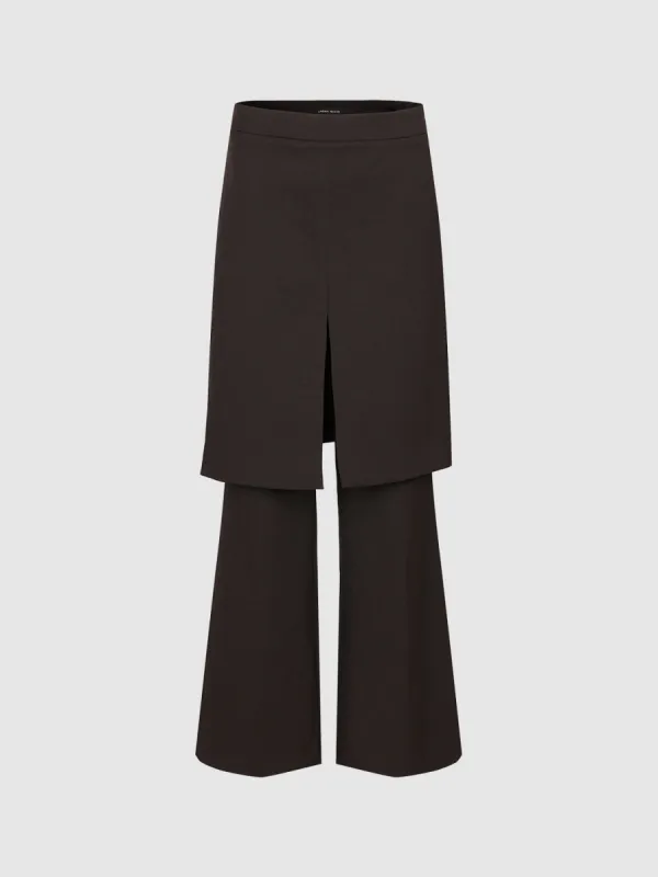 Skirt Layered Flare Pants sold by Urban Revivo