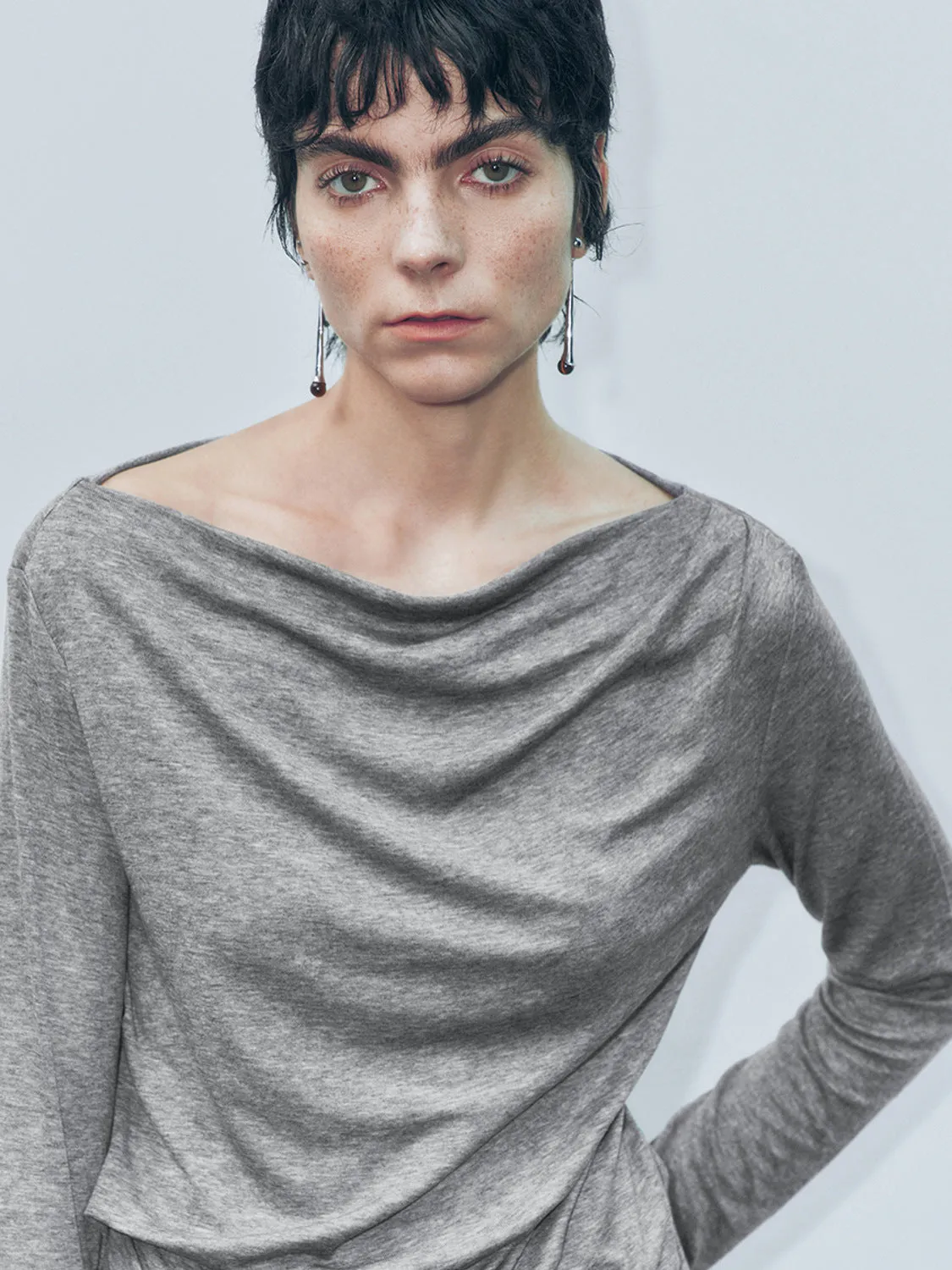 Ruched Regular T-Shirts sold by Urban Revivo product image thumbnail 5