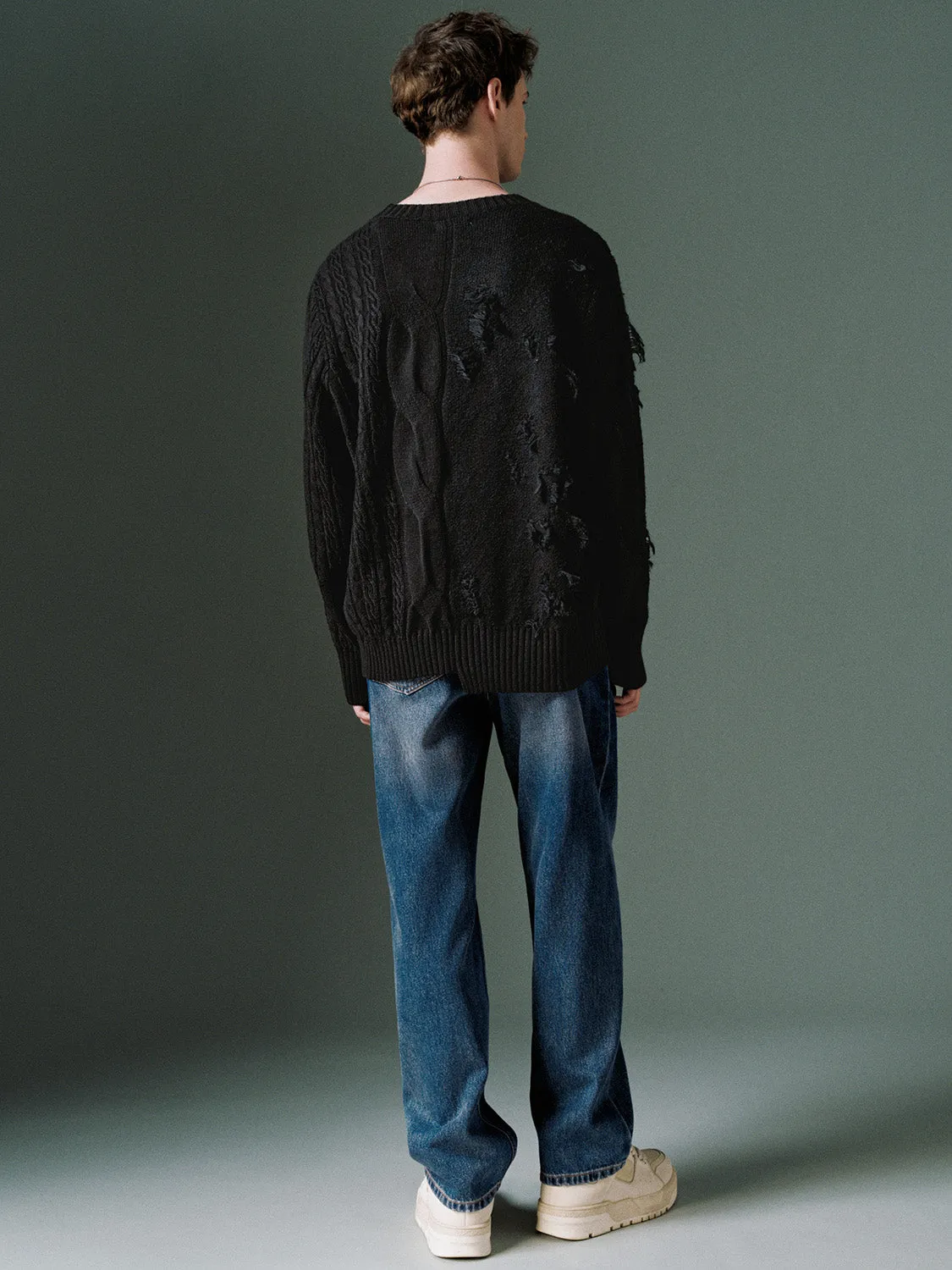 Ripped Denim Jeans sold by Urban Revivo product image thumbnail 4