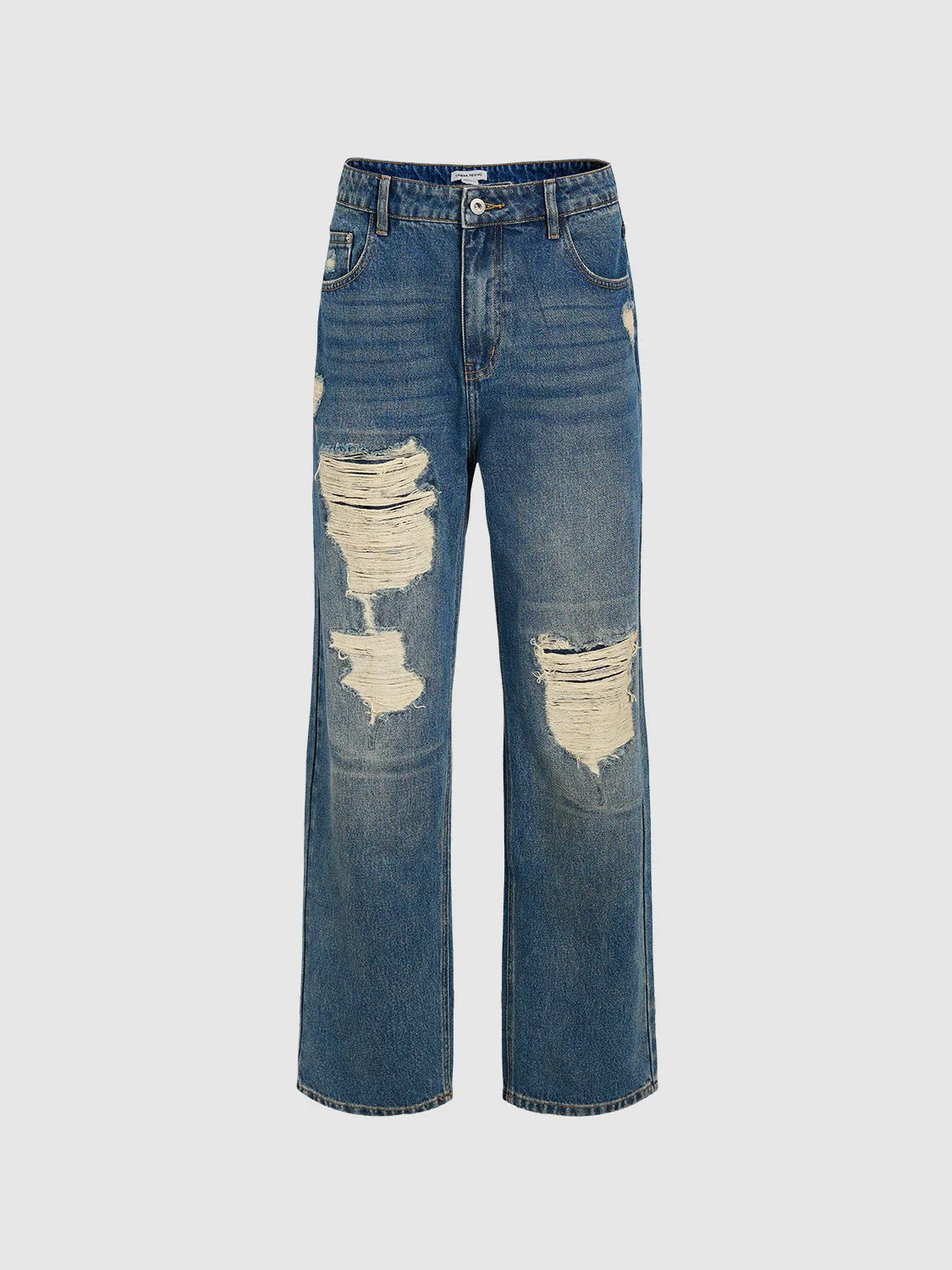 Ripped Denim Jeans sold by Urban Revivo