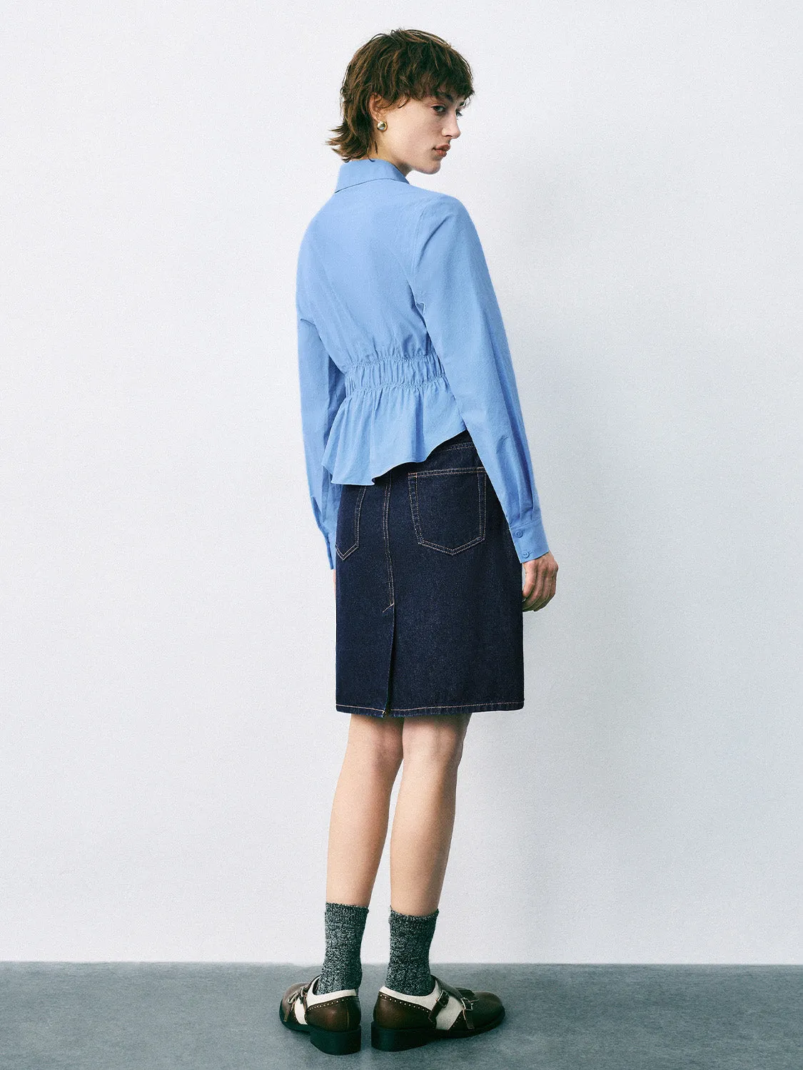 Regular Denim Skirts sold by Urban Revivo product image thumbnail 4