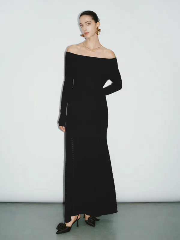 Off Shoulder Knitted Dresses sold by Urban Revivo