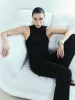Mock Neck Skinny Knitted Tank Top sold by Urban Revivo