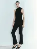Mock Neck Skinny Knitted Tank Top sold by Urban Revivo