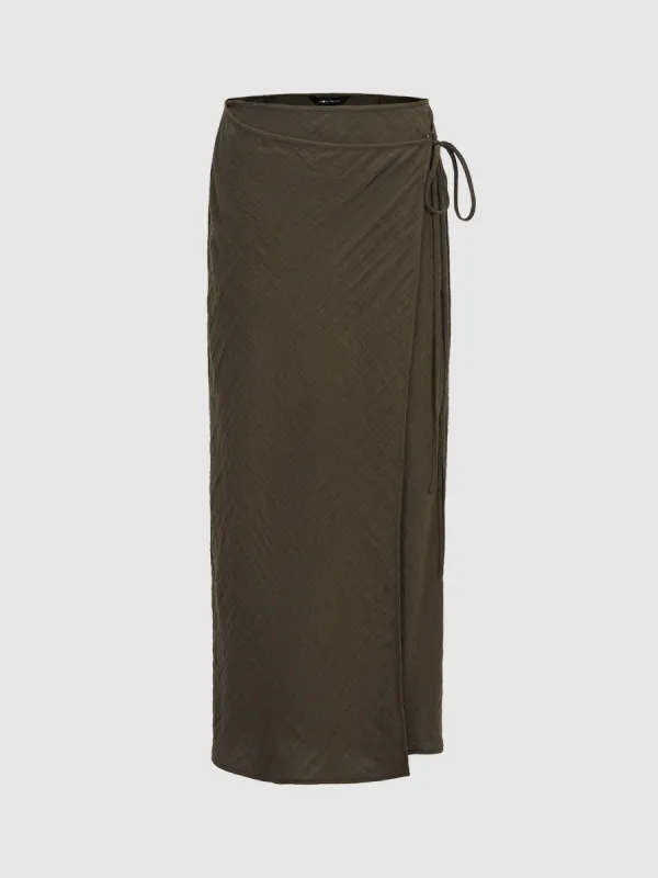 Midi A-Line Skirt sold by Urban Revivo
