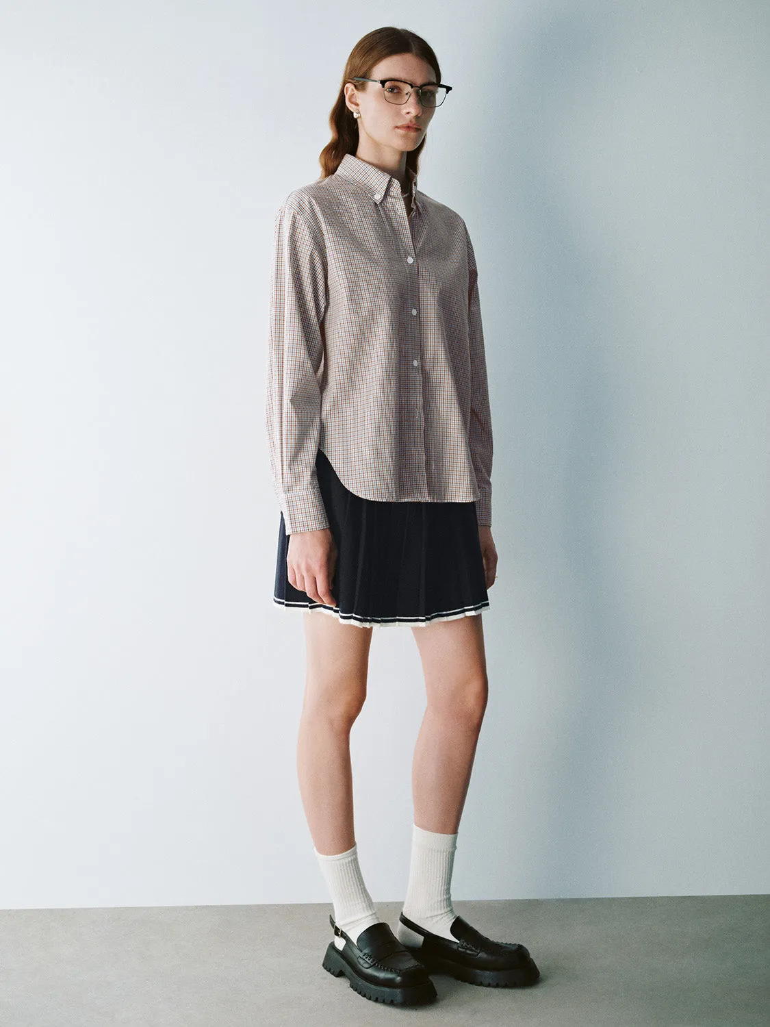 Loose Button Up Shirts sold by Urban Revivo product image thumbnail 4