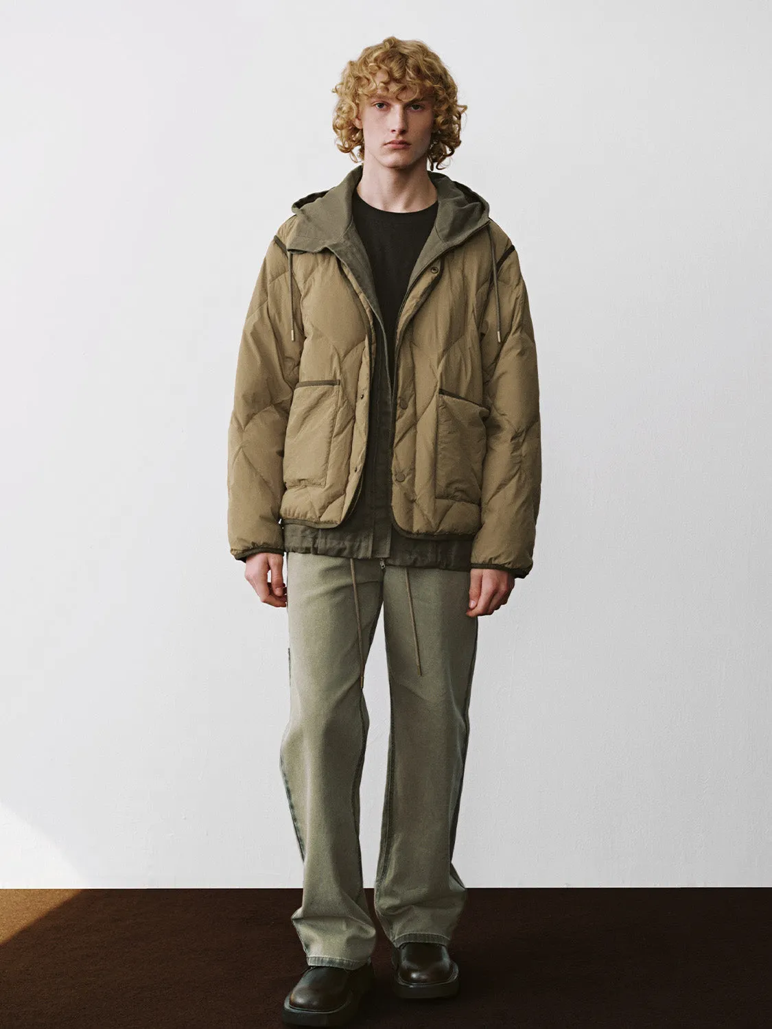 Hoodie Padded Down Outerwear sold by Urban Revivo product image thumbnail 4