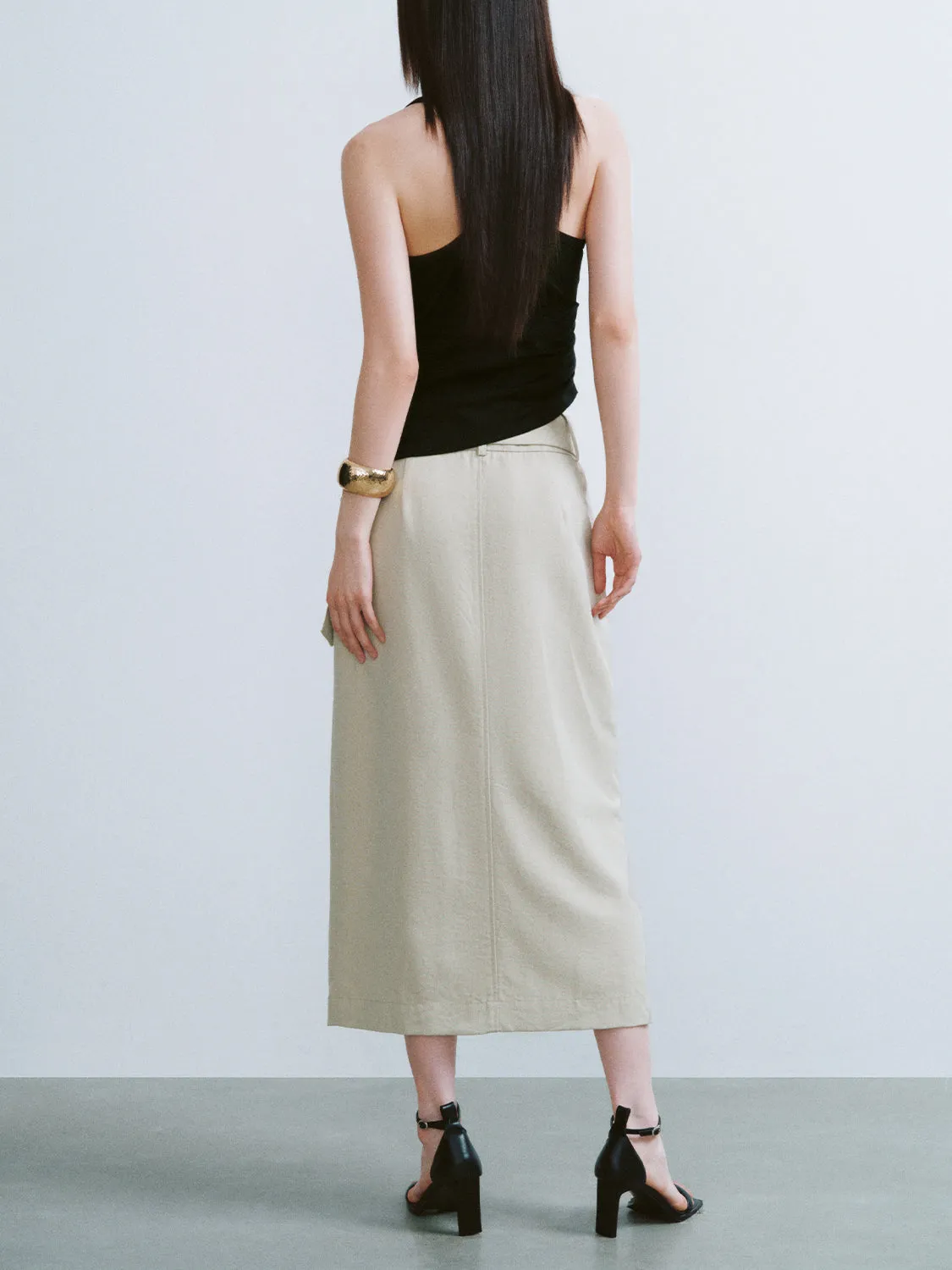 Halter Neck Skinny Tank Top sold by Urban Revivo product image thumbnail 3