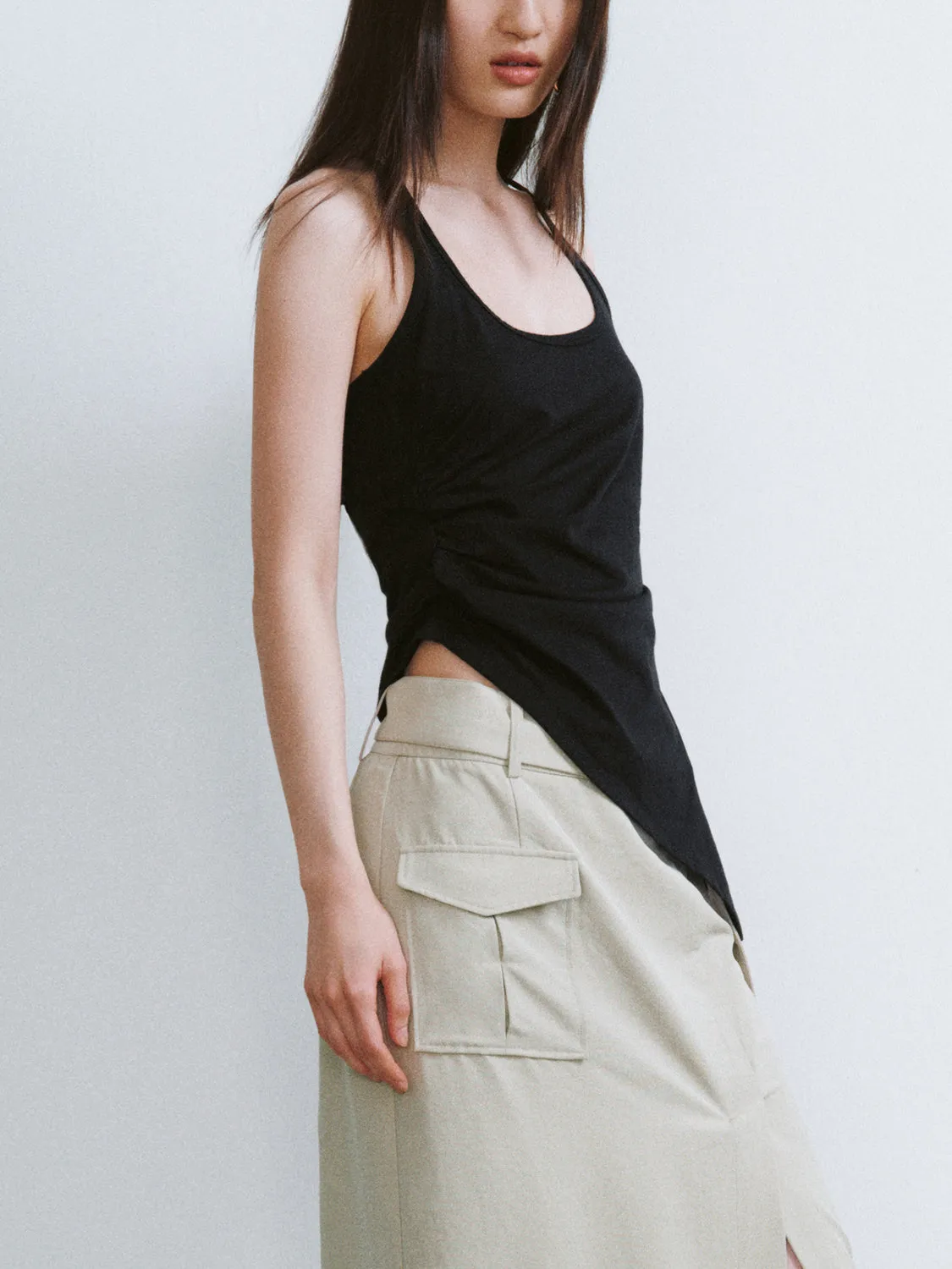 Halter Neck Skinny Tank Top sold by Urban Revivo product image thumbnail 2