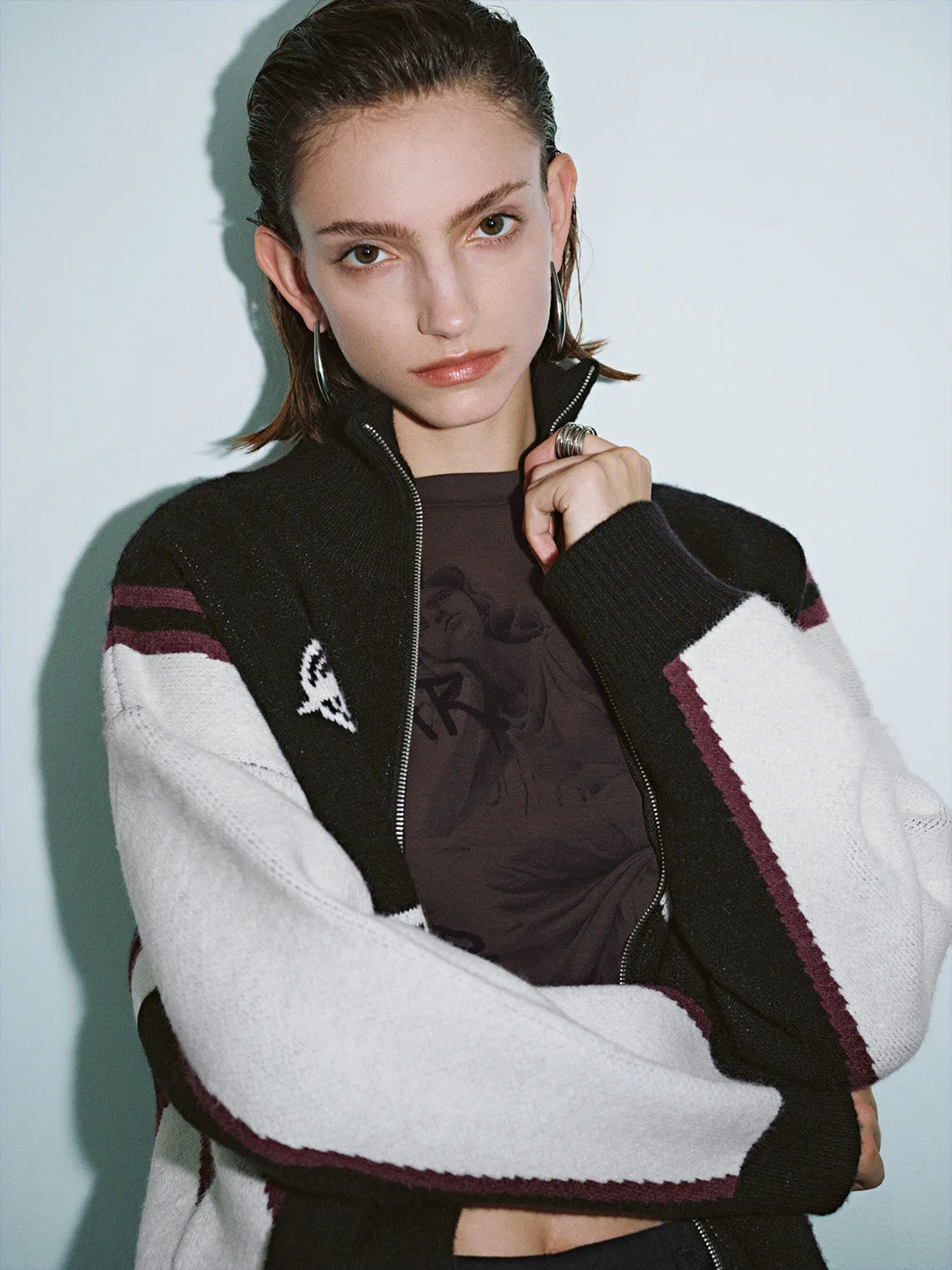 Zip Up Front Knitted Cardigans sold by Urban Revivo product image thumbnail 5