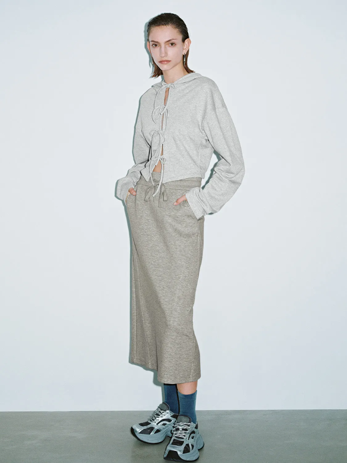 Drawstring Straight Skirts sold by Urban Revivo product image thumbnail 5