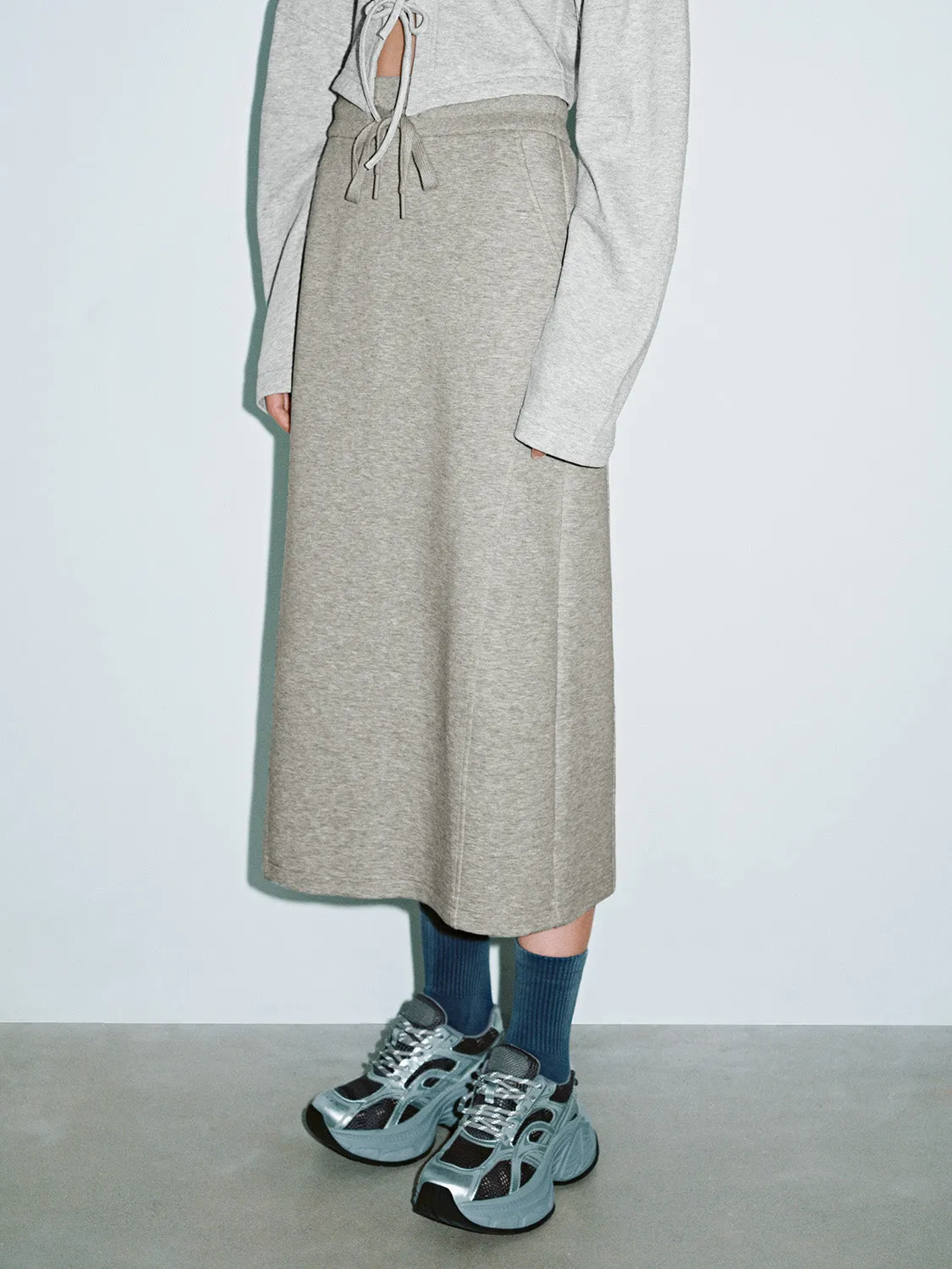 Drawstring Straight Skirts sold by Urban Revivo product image thumbnail 3