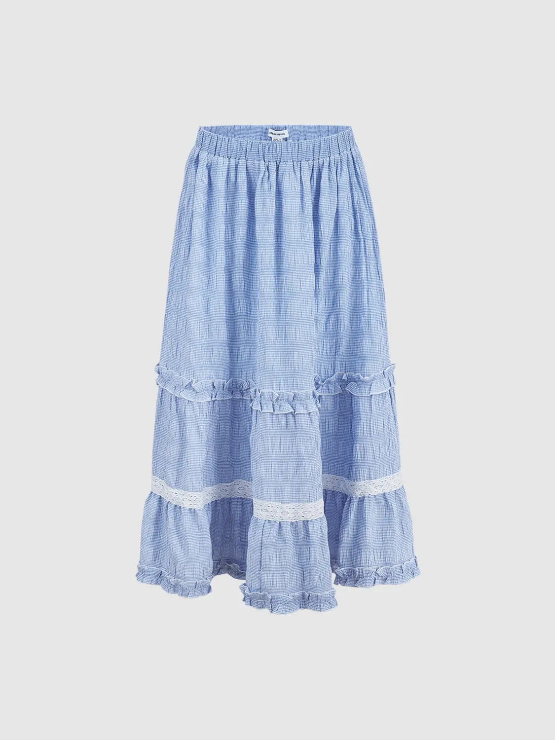 Ruffle Hem A-Line Skirts sold by Urban Revivo