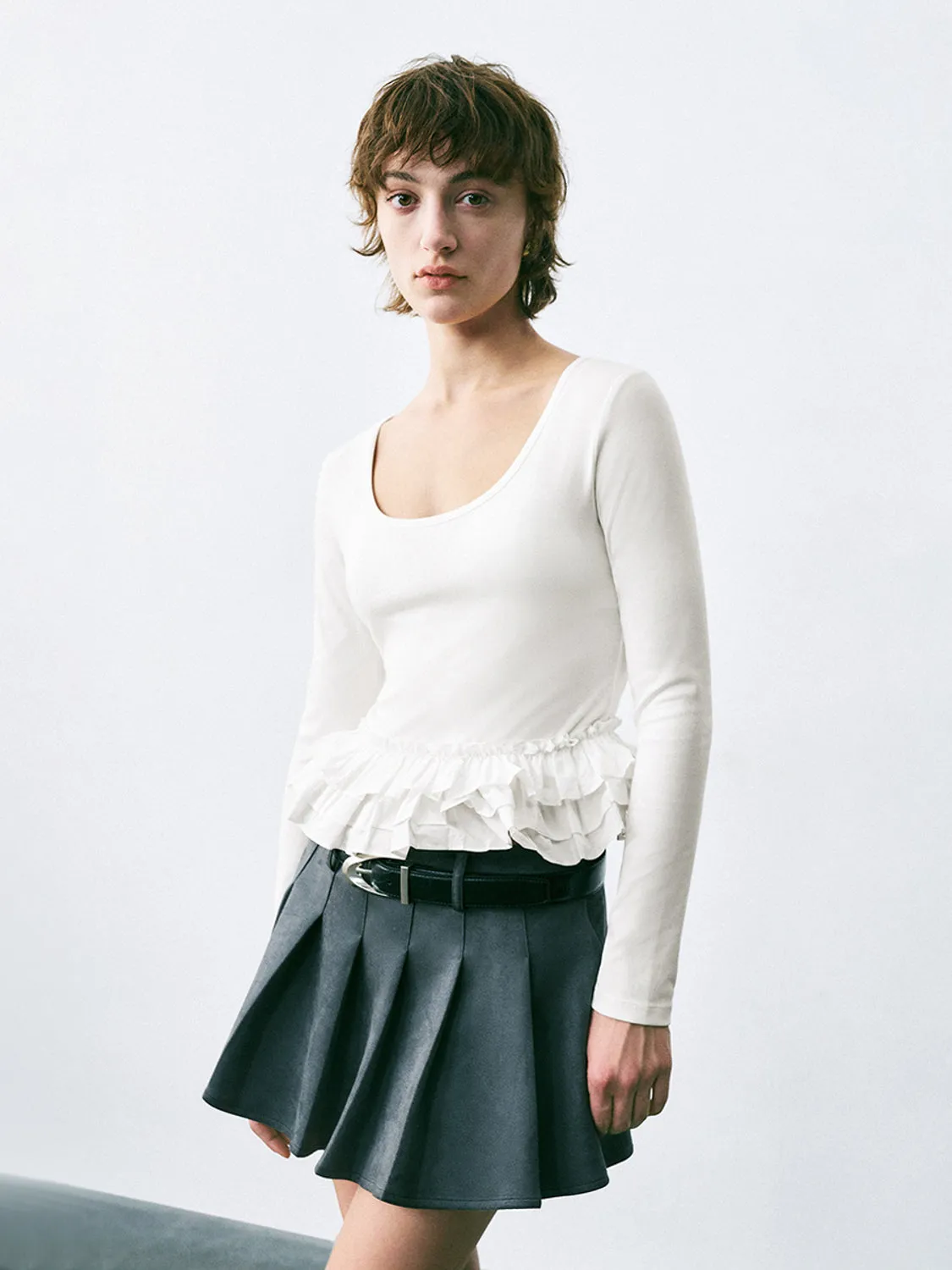 Skinny Long Sleeve T-Shirts sold by Urban Revivo product image thumbnail 5