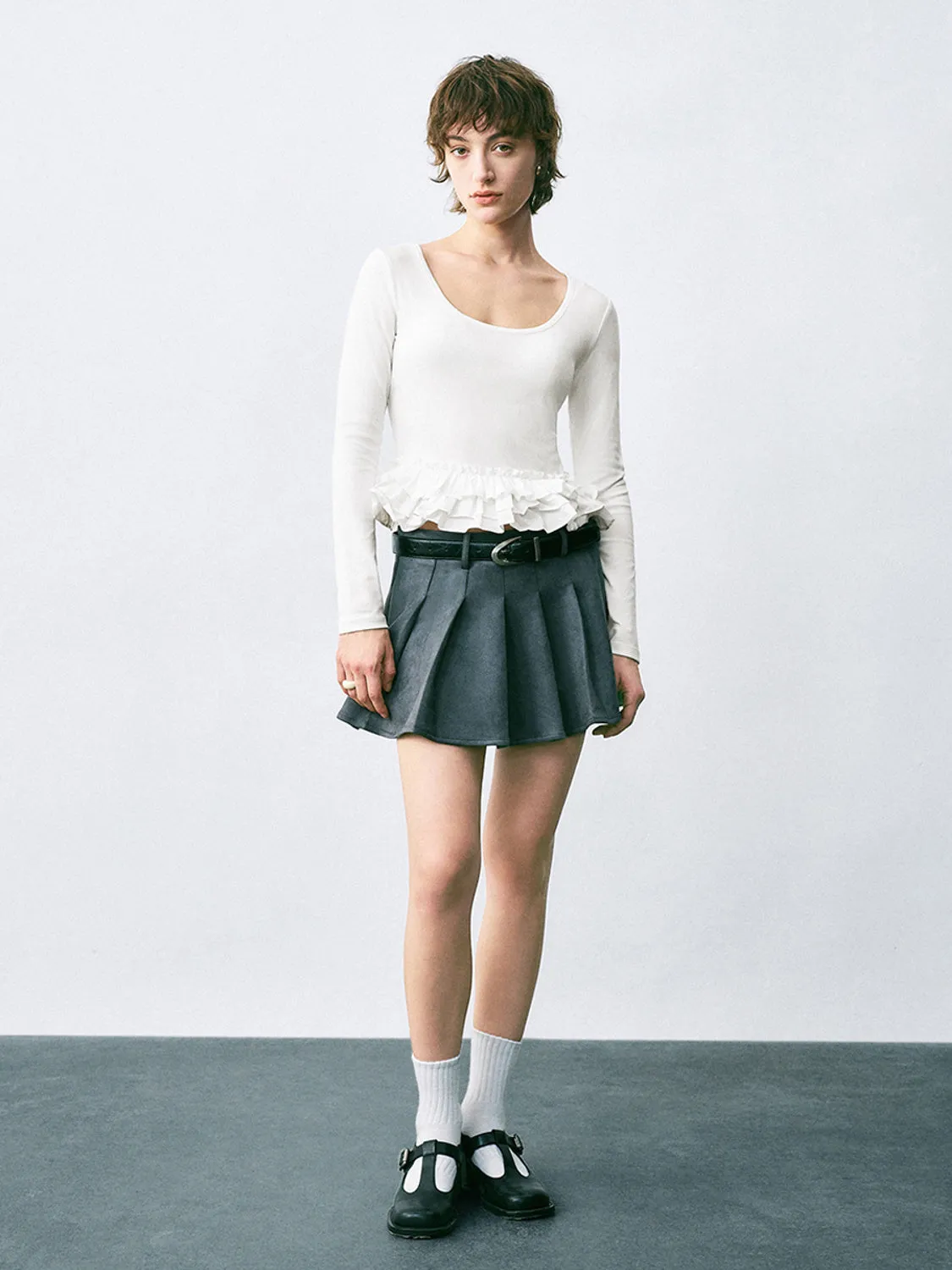 Skinny Long Sleeve T-Shirts sold by Urban Revivo product image thumbnail 4
