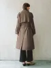 Notched Collar Double Breasted Trench Coats sold by Urban Revivo