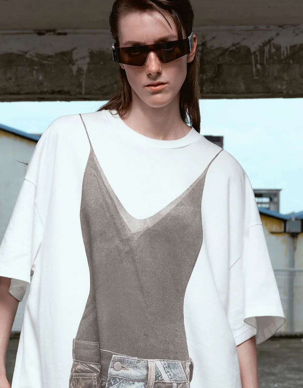 Oversized Short Sleeve Shirts sold by Urban Revivo product image thumbnail 3