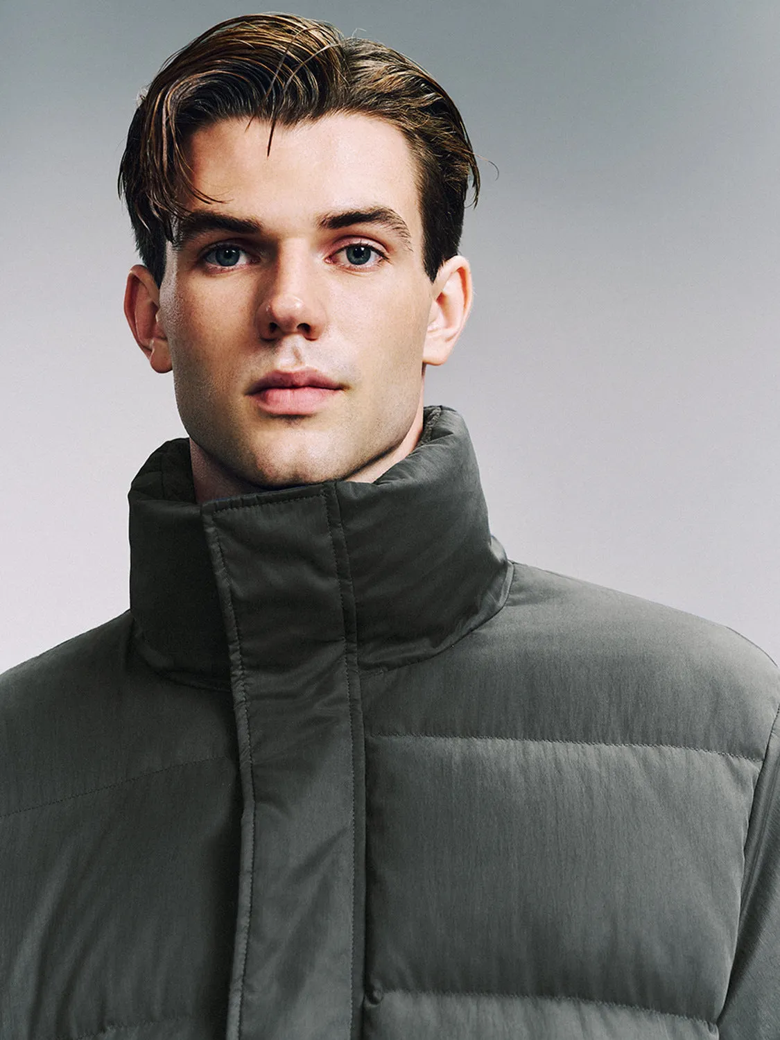Press Button Padded Down Outerwear sold by Urban Revivo product image thumbnail 3