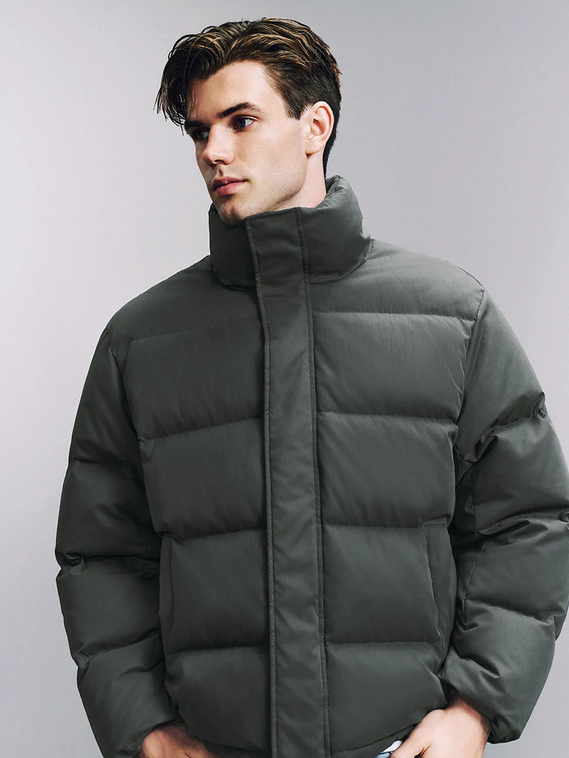 Press Button Padded Down Outerwear sold by Urban Revivo product image thumbnail 5