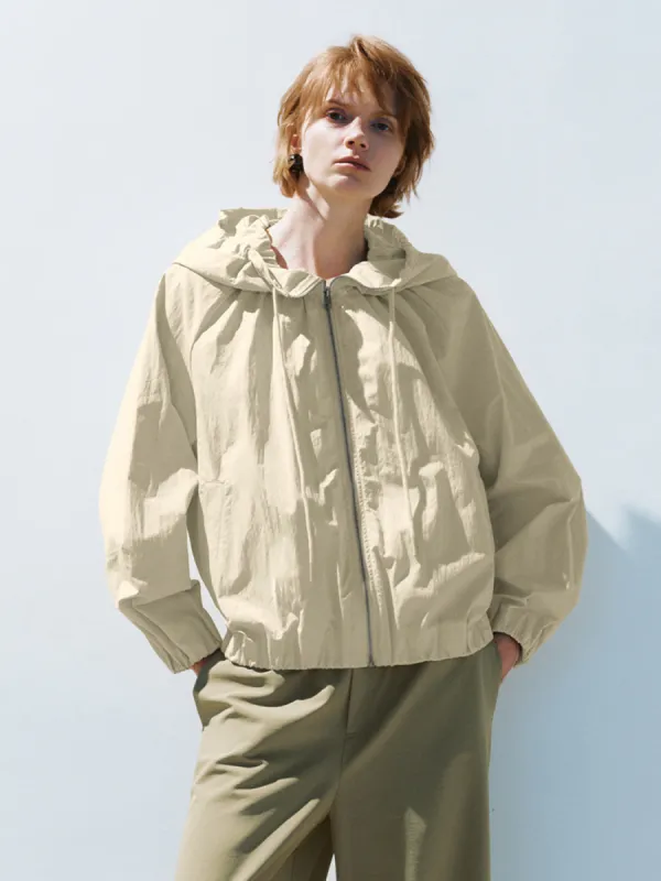 Drawstring Hem Oversized Jackets sold by Urban Revivo
