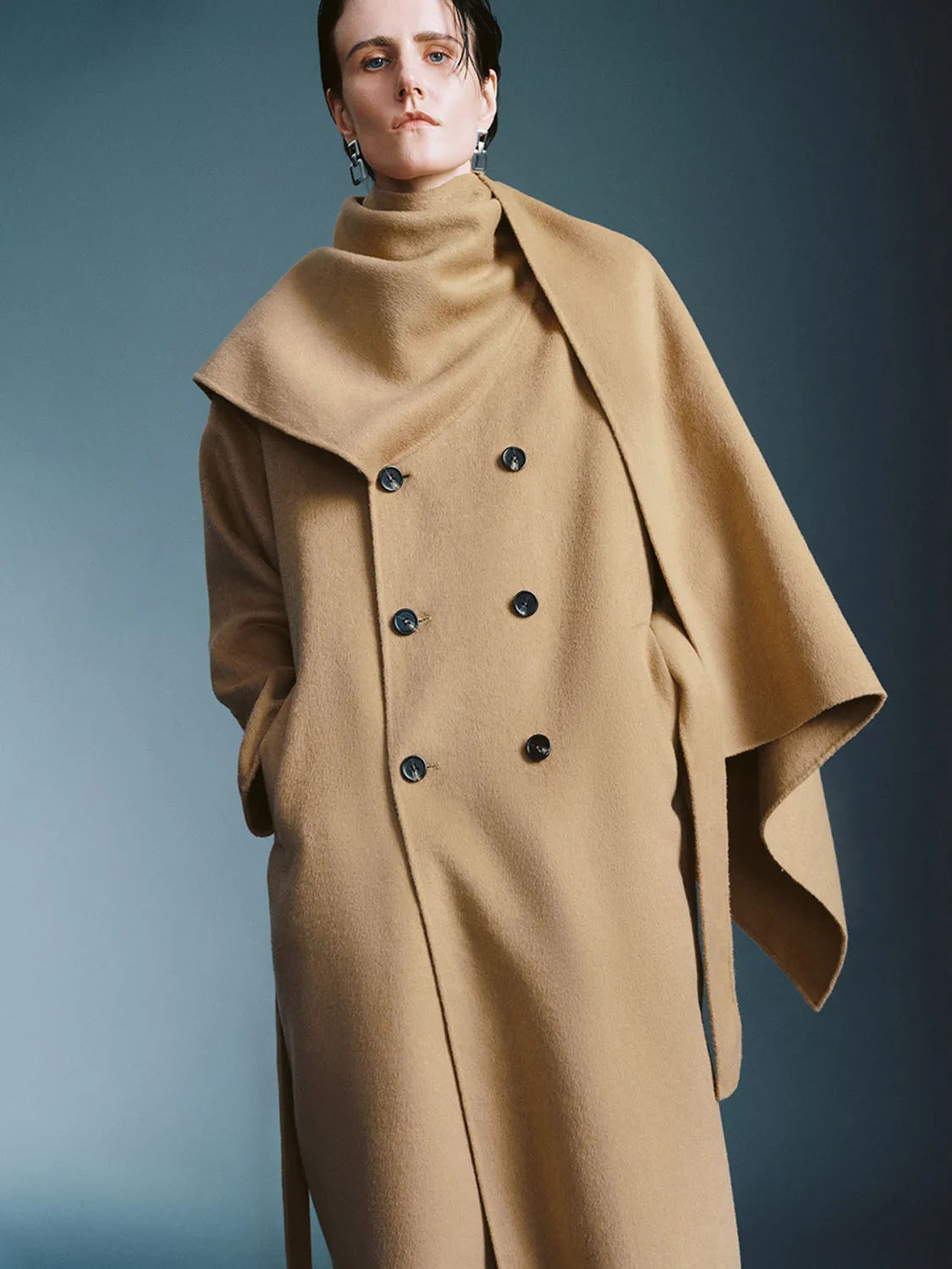 Double Breasted Maxi Coats sold by Urban Revivo product image thumbnail 3