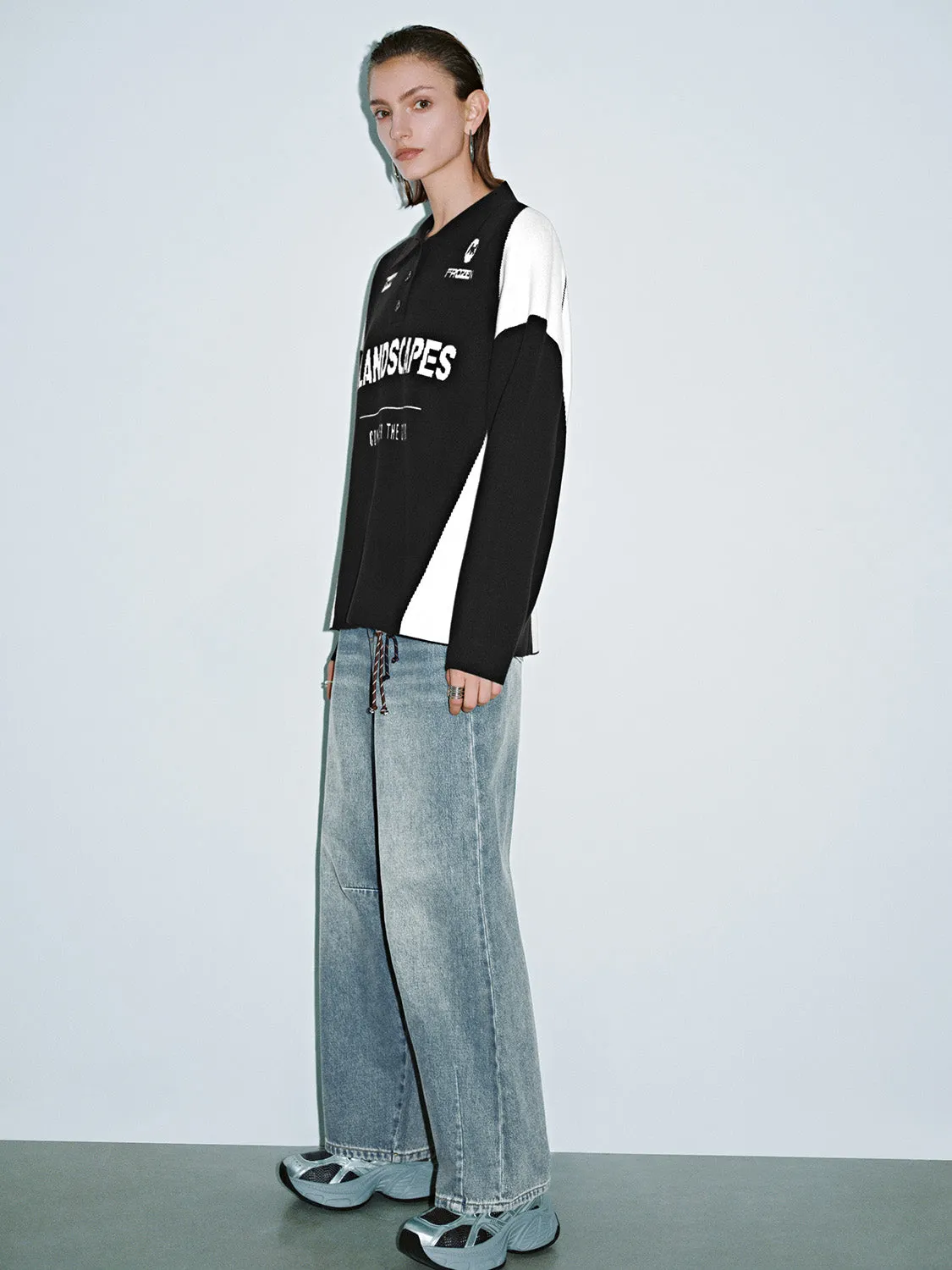 Button Half Placket Knitted T-Shirts sold by Urban Revivo product image thumbnail 4