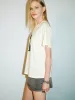Cat Printed Crew Neck Straight T-Shirt sold by Urban Revivo