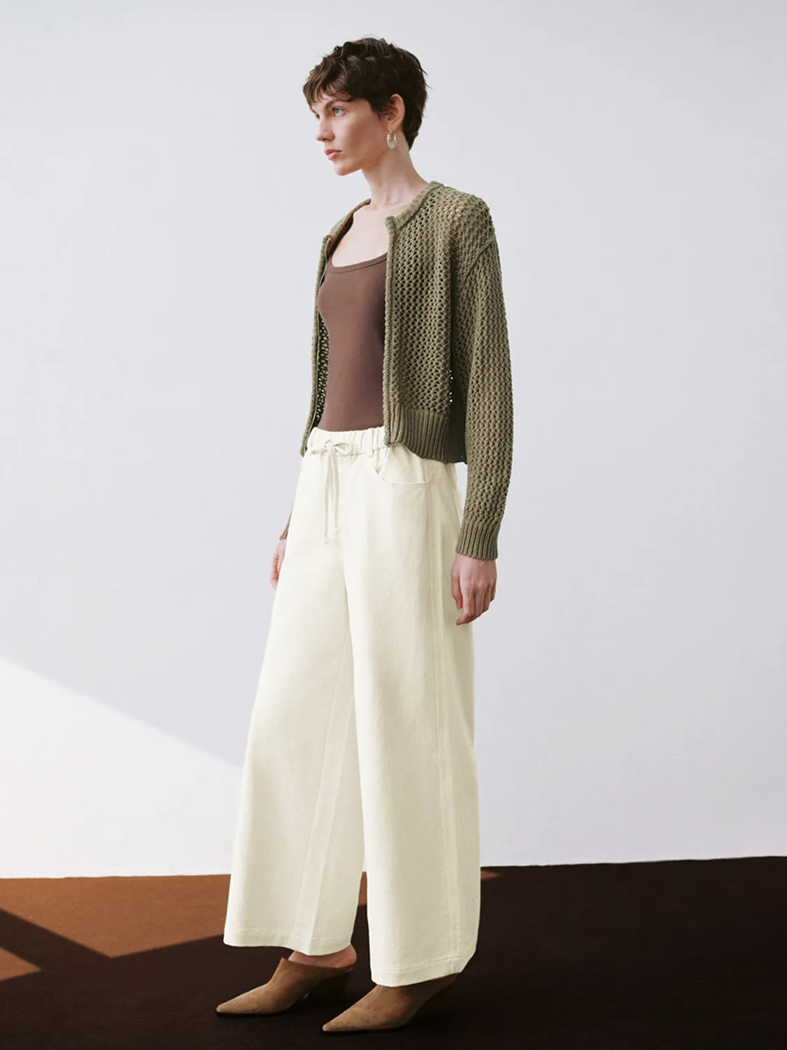 Cropped Knitted Cardigans sold by Urban Revivo product image thumbnail 4