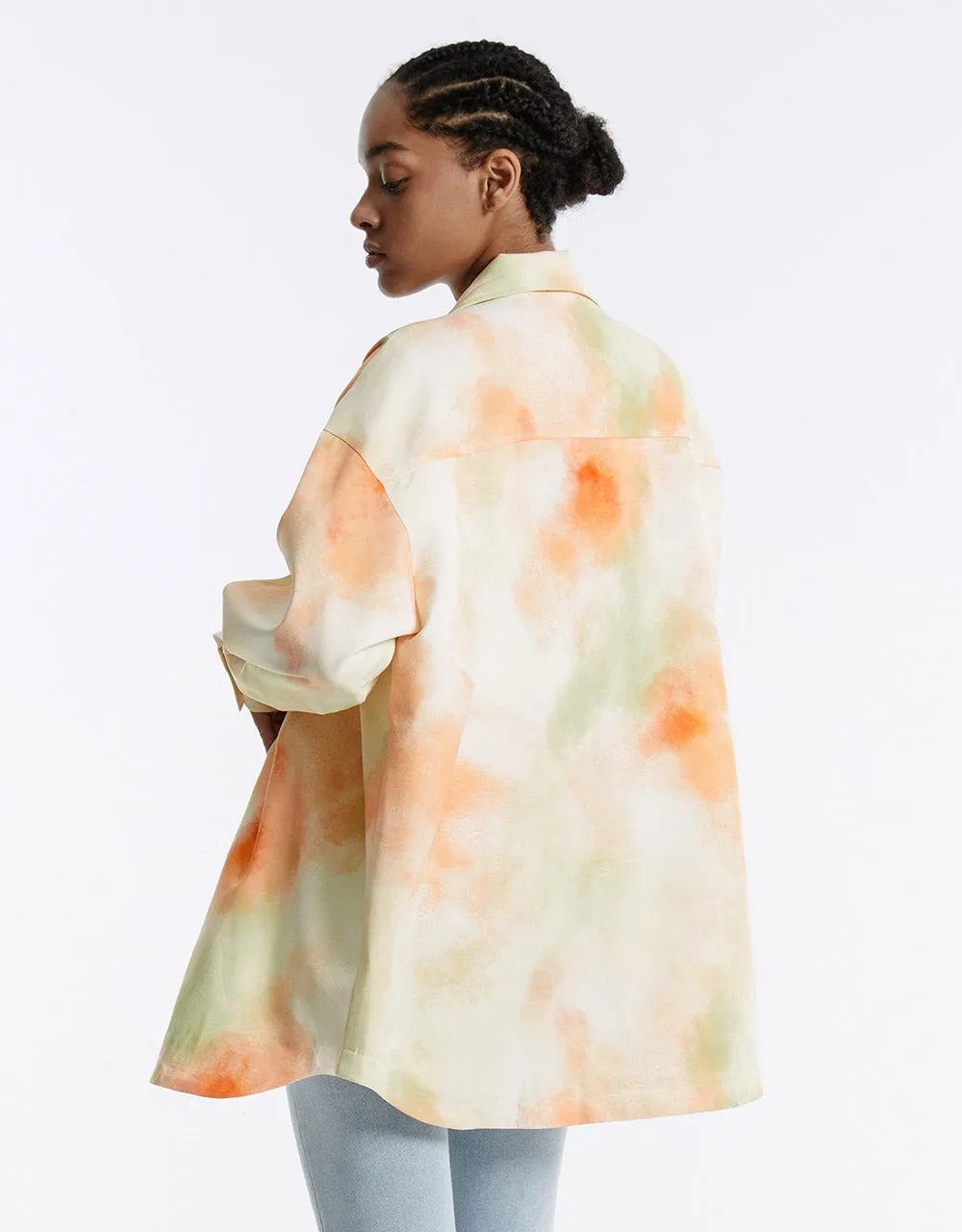 Tie Dye Oversized Jacket sold by Urban Revivo product image thumbnail 4